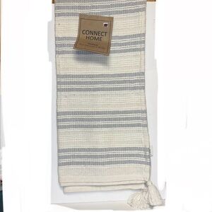 Connect Home 50”x60” Striped Throw Blanket